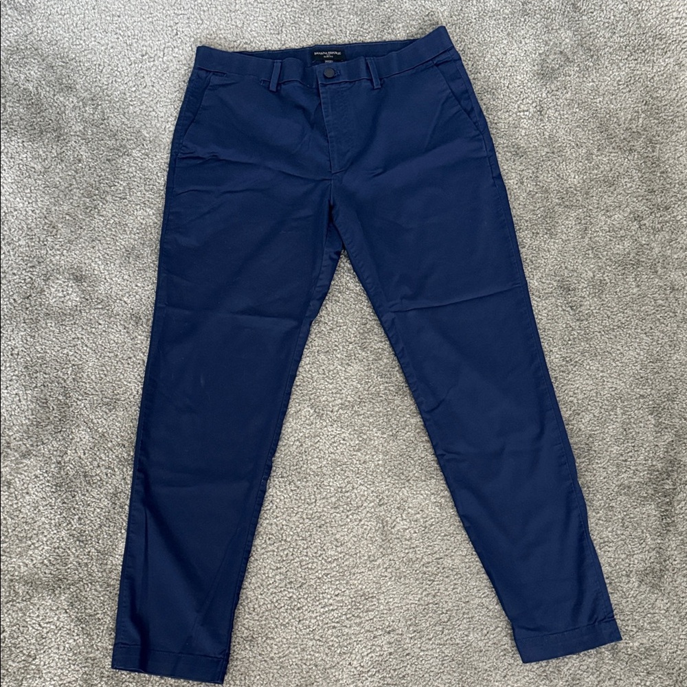 Banana Republic Men's Deep Blue Chinos